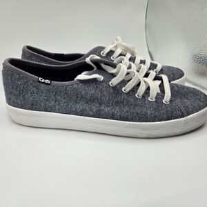 Women's Keds Blue Sneakers Wirh Softerra Insert